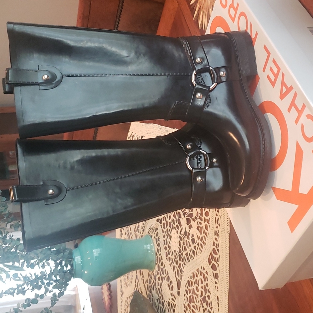 Michael Korea stormy rubber motorcycle boot